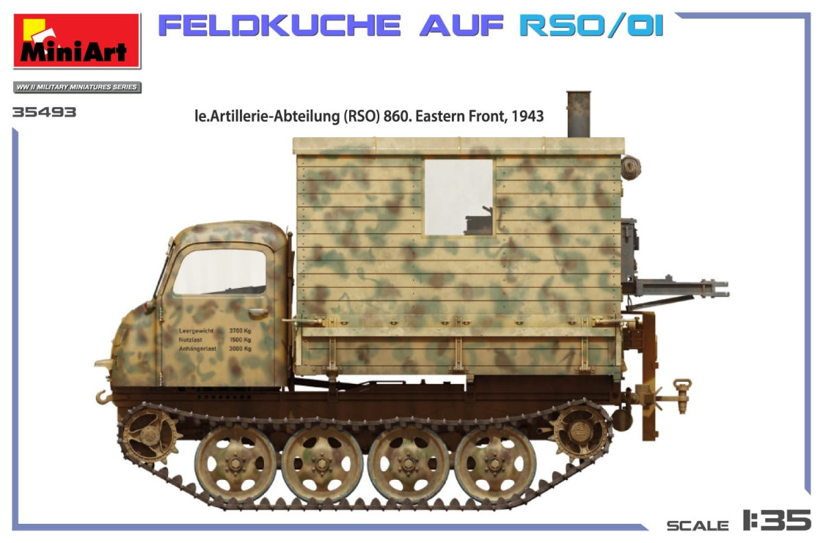 Zdjęcie dodatkowe produktu Feldkuche Auf RSO/01 1:35 MiniArt 35493