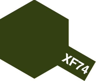 Zdjęcie główne produktu Tamiya 81774 XF-74 Olive drab (JGSDF) Farba 10ml Acrylic Mini XF74