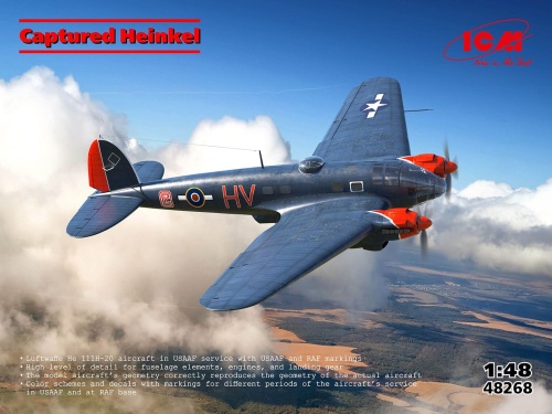 Captured Heinkel 1:48 ICM 48268