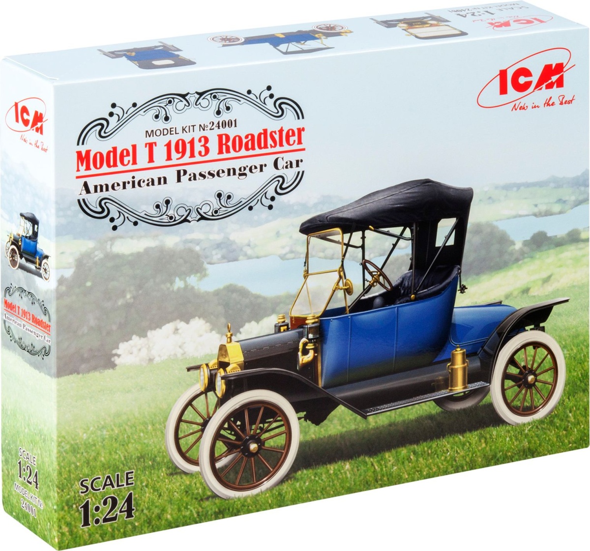 Zdjęcie dodatkowe produktu Model T 1913 Roadster 1:24 ICM 24001