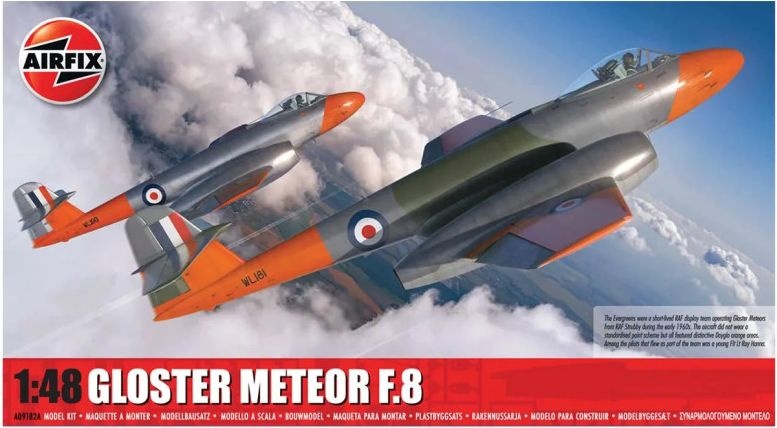 Zdjęcie główne produktu Gloster Meteor F.8 1:48 Airfix 09182A