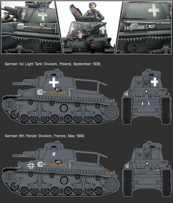 Zdjęcie dodatkowe produktu Pz.bef.wg 35(t) German Command Tank 1:35 Academy 13313