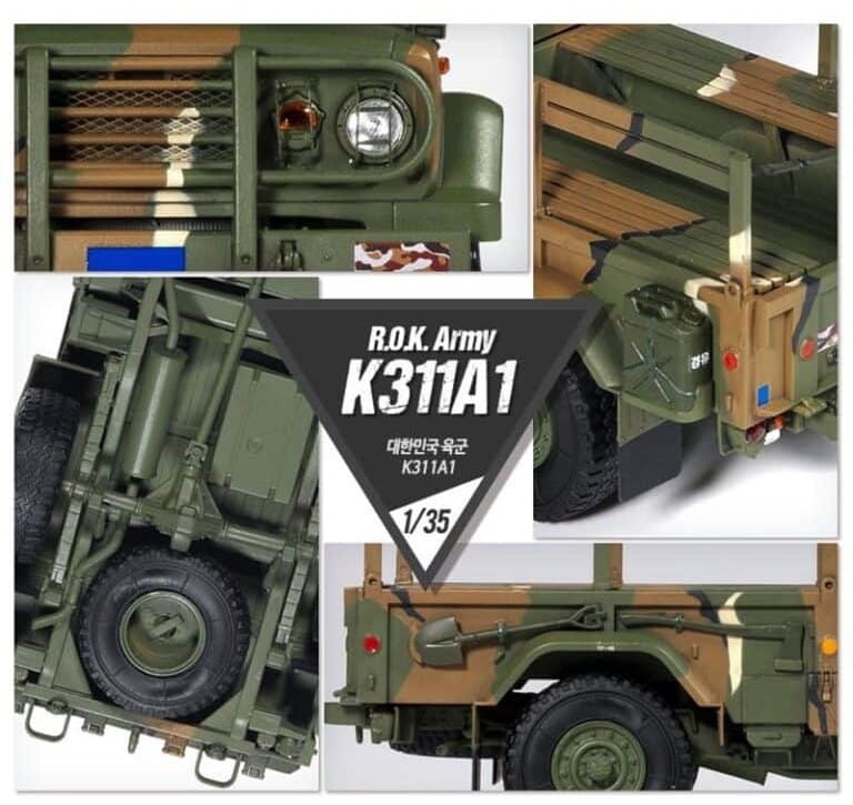 Zdjęcie dodatkowe produktu R.O.K. Army K311A1 1:35 Academy 13551