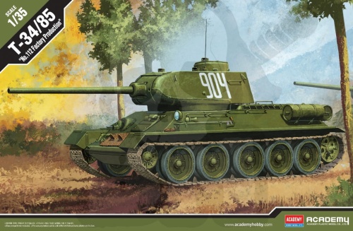 T-34/85 No. 112 Factory Production 1:35 Academy 13290