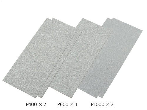 Set of sanding papers 400, 600, 1000 Tamiya 87010