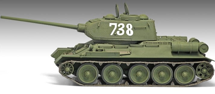 Zdjęcie dodatkowe produktu T-34/85 No. 112 Factory Production 1:35 Academy 13290