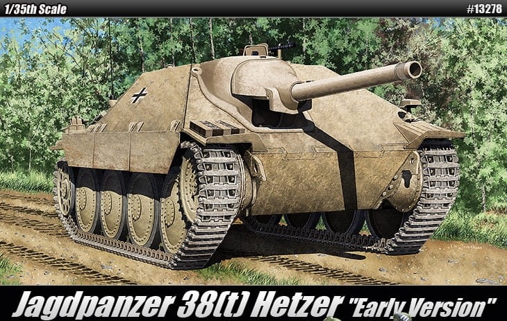 Zdjęcie główne produktu Jagdpanzer 38(t) Hetzer (ver. Early) 1:35 Academy 13278