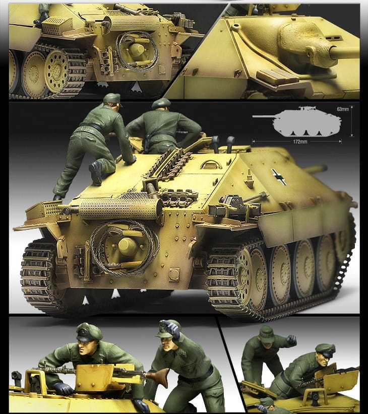 Zdjęcie dodatkowe produktu Jagdpanzer 38(t) Hetzer (ver. Early) 1:35 Academy 13278