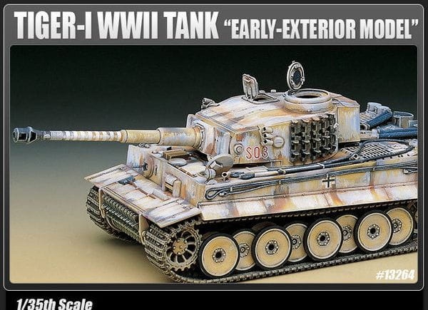 Zdjęcie główne produktu Tiger I (ver. Early) 1:35 Academy 13264