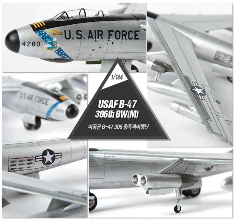 Zdjęcie dodatkowe produktu B-47 USAF 1:144 Academy 12618