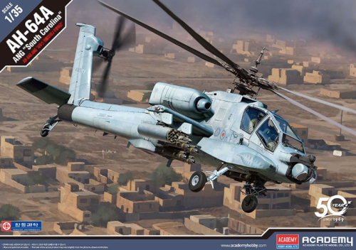 Ah-64a ang south carolina 1:35 academy 12129