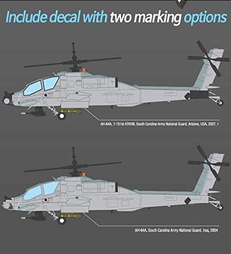 Zdjęcie dodatkowe produktu AH-64A ANG South Carolina 1:35 Academy 12129