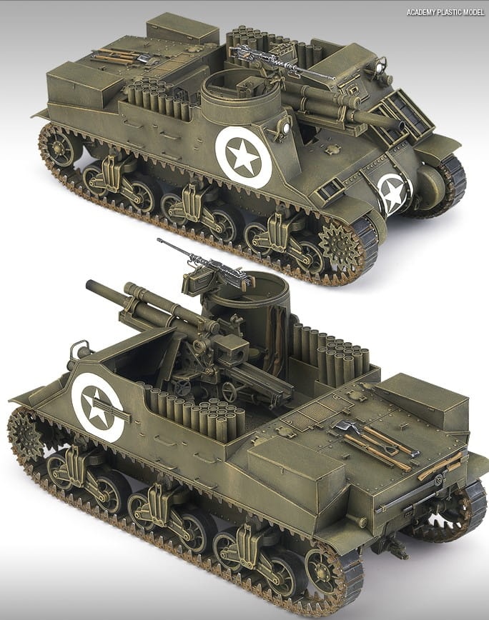 Zdjęcie dodatkowe produktu M7 105mm SPG Priest 1:35 Academy 13210