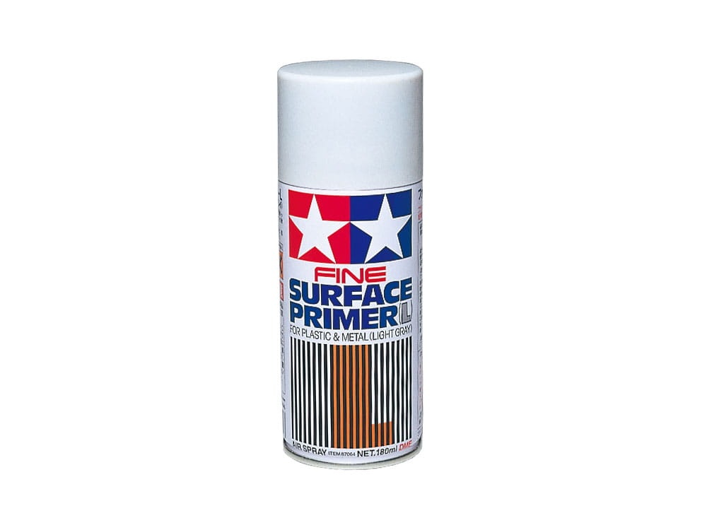Zdjęcie główne produktu Tamiya 87064 Fine Surface Primer L (Light Gray) 180ml Podkład szary w sprayu