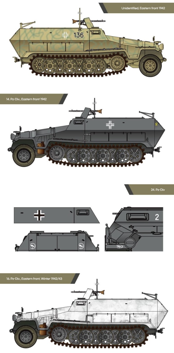 Zdjęcie dodatkowe produktu Sd.Kfz.251/1 Ausf. C 1:35 Academy 13540