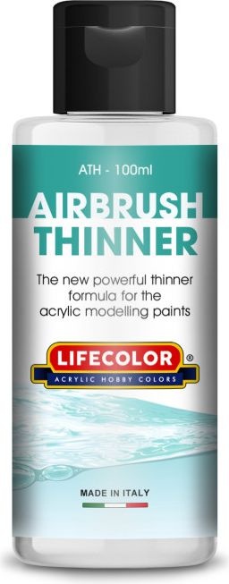 Zdjęcie główne produktu Akrylowy rozcieńczalnik do aerografów 100 ml Lifecolor ATH