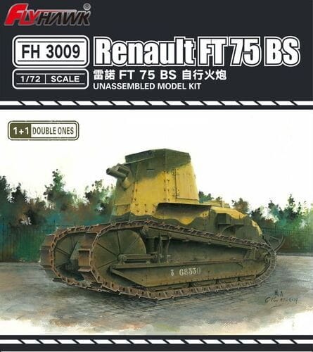 Renault FT 75 BS SPG 1:72 Flyhawk 3009