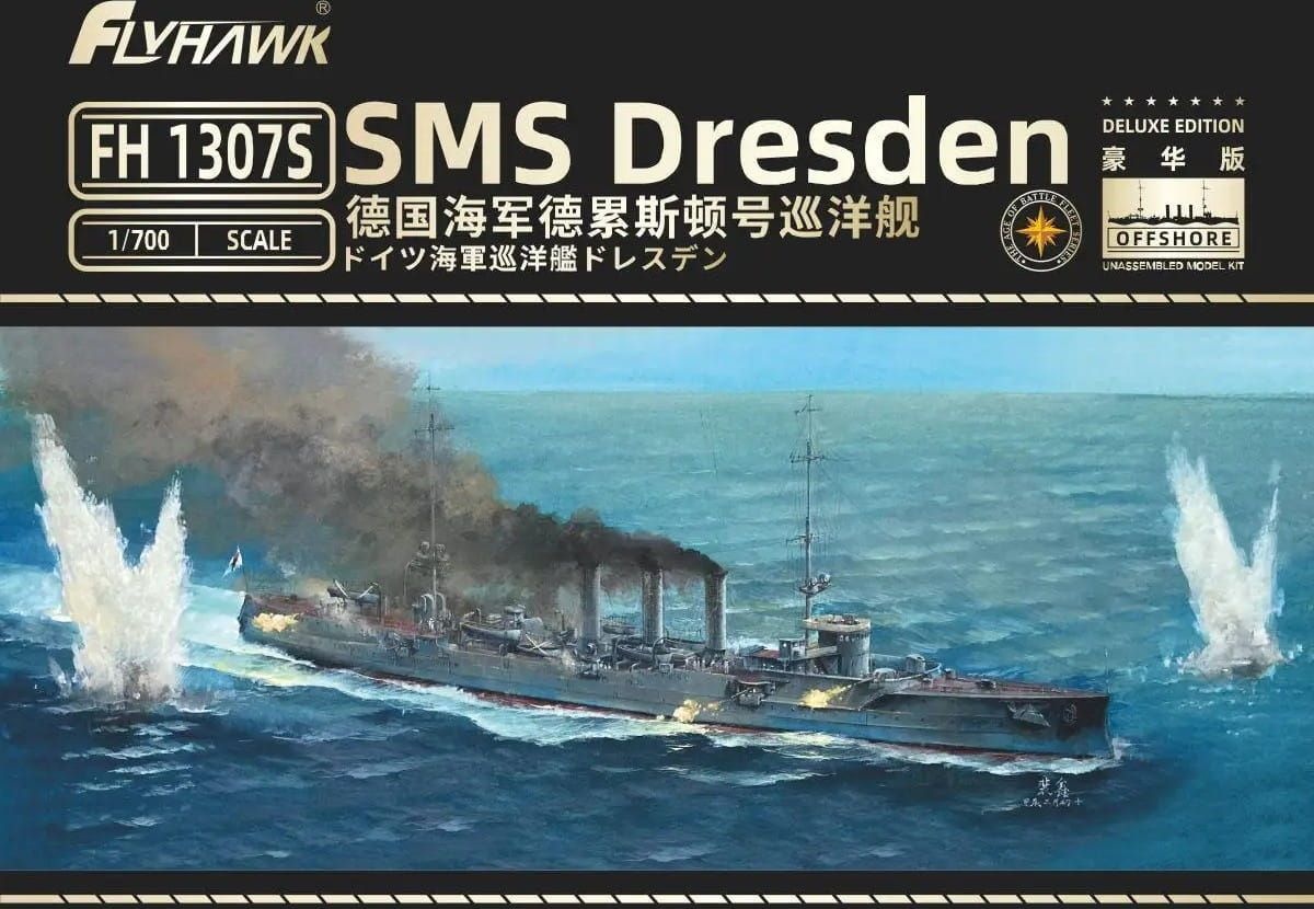 Zdjęcie główne produktu SMS Dresden Deluxe Edition 1:700 Flyhawk 1307S