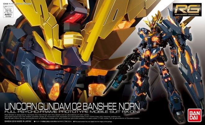Zdjęcie główne produktu Gunpla RX-0 [N] Unicorn Gundam 02 Banshee Norn RG 1:144