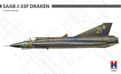 Saab J-35F Draken 1:72 Hobby 2000 72055
