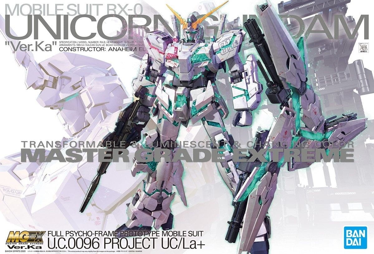 Zdjęcie główne produktu Gunpla RX-0 Unicorn Gundam (Ver. Ka) MGEX 1:100