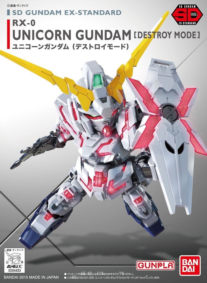 Zdjęcie główne produktu Gunpla RX-0 Unicorn Gundam (Destroy Mode) SDEX