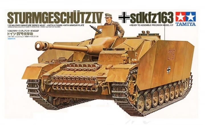 Zdjęcie główne produktu German Sturmgeschutz IV Sd.Kfz. 163 1:35 Tamiya 35087