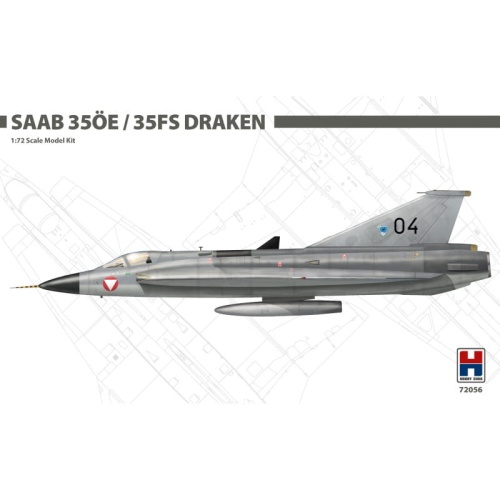 Saab 35OE/35FS Draken 1:72 Hobby 2000 72056