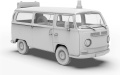 Zdjęcie dodatkowe produktu T2 Model 1967 Airport Bus 1:35 AK Interactive 35033