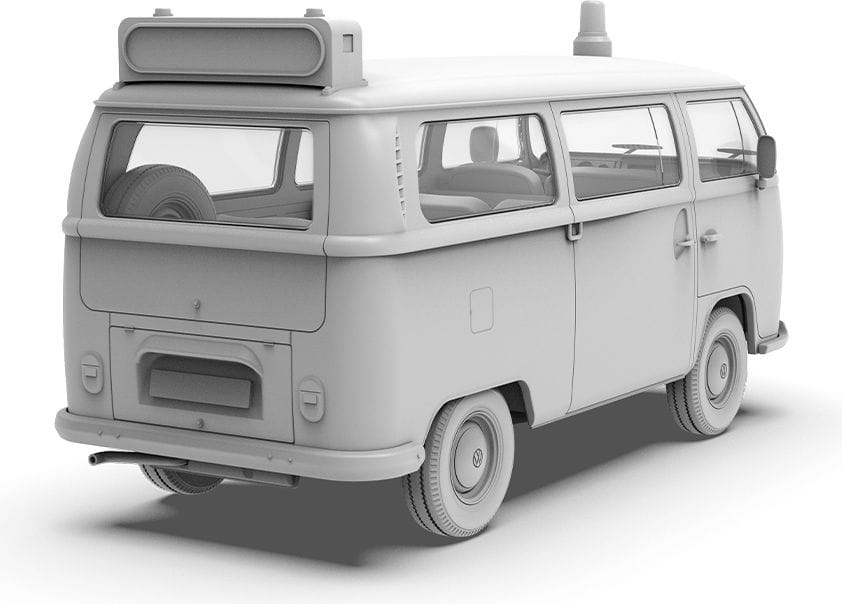 Zdjęcie dodatkowe produktu T2 Model 1967 Airport Bus 1:35 AK Interactive 35033