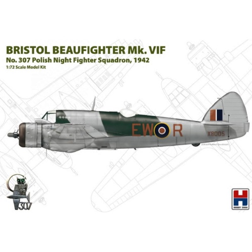 Beaufighter Mk. VIF 307 Polish Squadron 1:72 Hobby 2000 72003