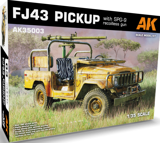 Zdjęcie główne produktu FJ43 Pickup With SPG-9 Recoilless Gun 1:35 AK Interactive 35003