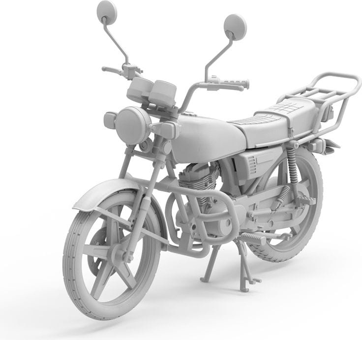 Zdjęcie dodatkowe produktu CG125 Japanese Motorcycle 1:35 AK Interactive 35027
