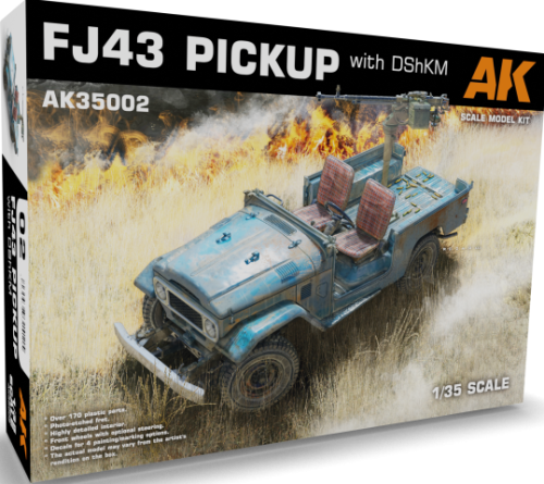 Fj43 pickup with DSHKM 1:35 AK Interactive 35002