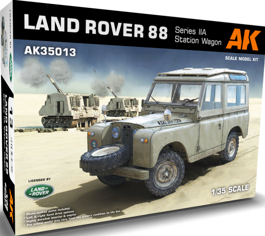 Zdjęcie główne produktu Land Rover 88 Series IIA Station Wagon 1:35 AK Interactive 35013