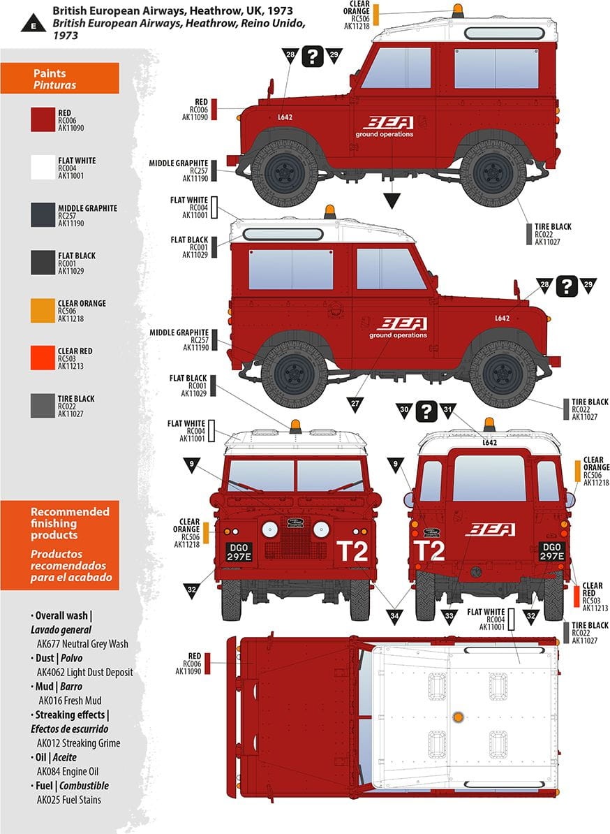 Zdjęcie dodatkowe produktu Land Rover 88 Series IIA Station Wagon 1:35 AK Interactive 35013