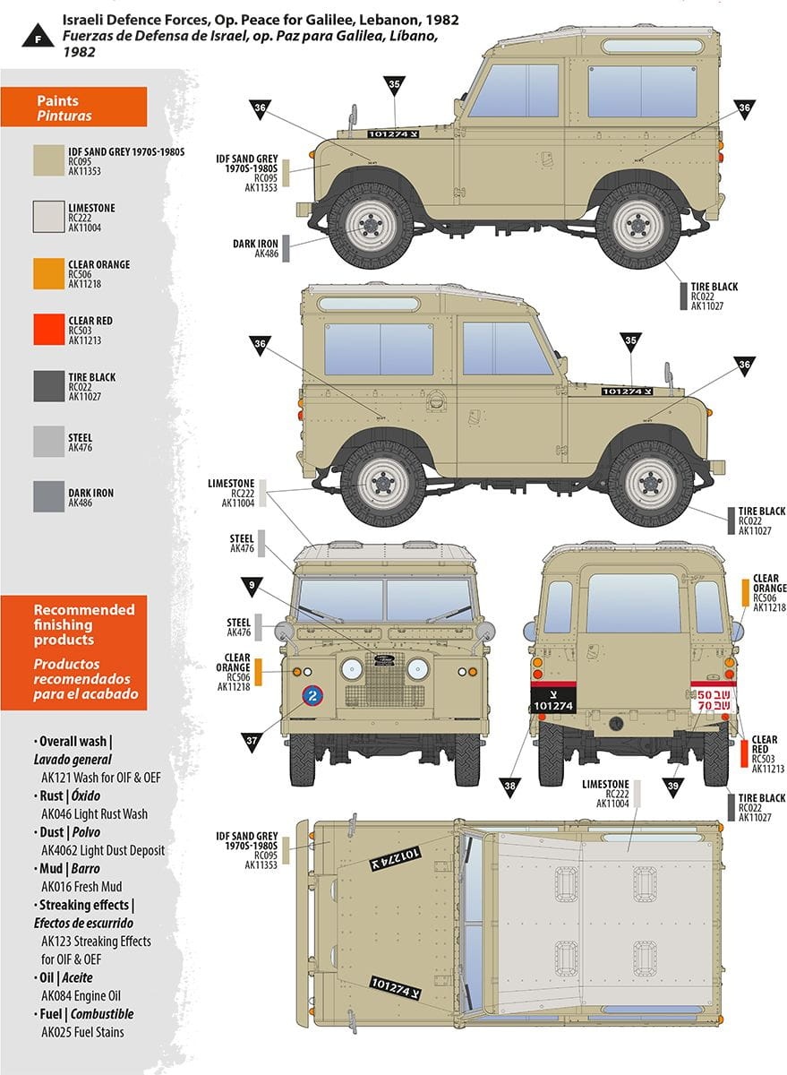 Zdjęcie dodatkowe produktu Land Rover 88 Series IIA Station Wagon 1:35 AK Interactive 35013