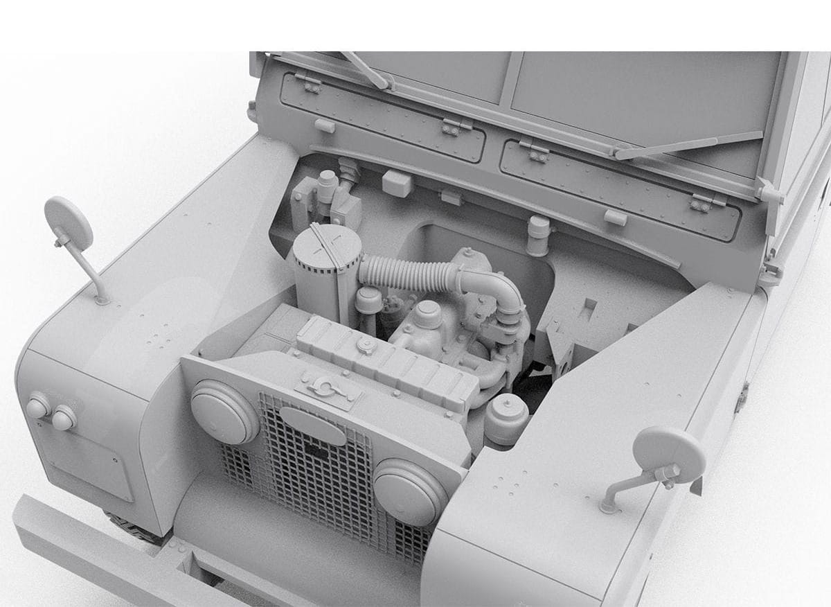 Zdjęcie dodatkowe produktu Land Rover 88 Series IIA Station Wagon 1:35 AK Interactive 35013