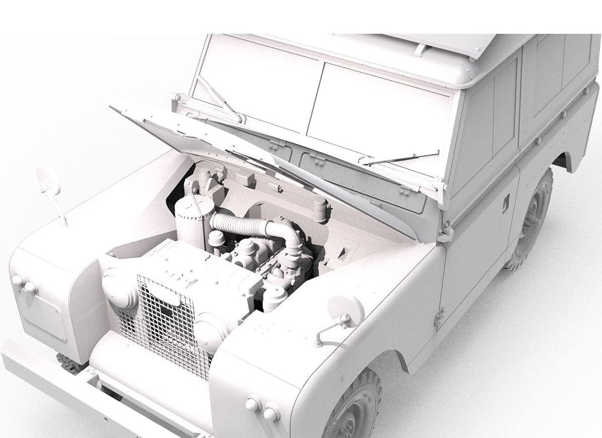 Zdjęcie dodatkowe produktu Land Rover 88 Series IIA Station Wagon 1:35 AK Interactive 35013