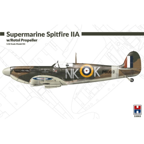 Supermarine Spitfire IIA w/Rotol Propeller 1:32 Hobby 2000 32002