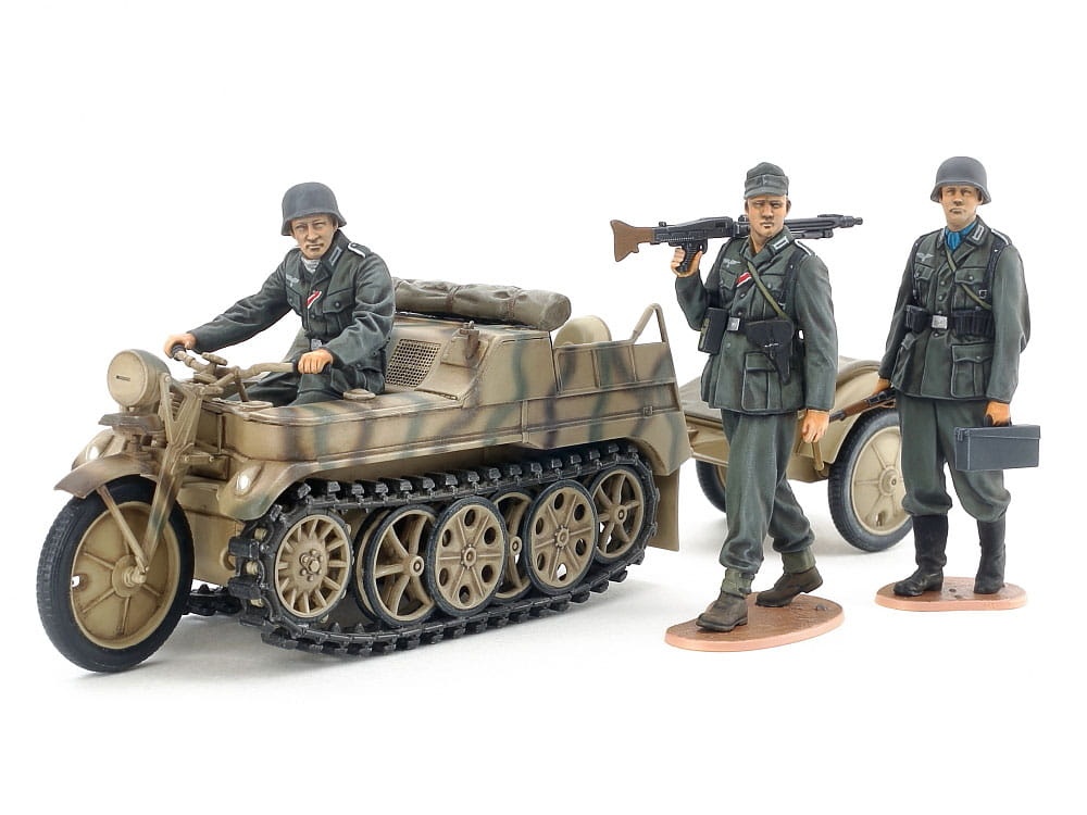 Zdjęcie dodatkowe produktu Sd.Kfz.2 Kettenkraftrad German 1:35 Tamiya 35377