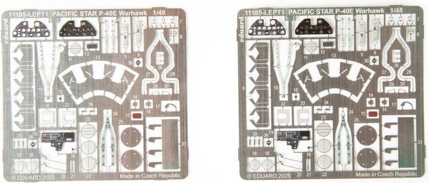 Zdjęcie dodatkowe produktu P-40E Warhawk Pacific Star Dual Combo Limited Edition 1:48 Eduard 11185