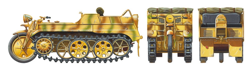 Zdjęcie dodatkowe produktu Sd.Kfz.2 Kettenkraftrad German 1:35 Tamiya 35377