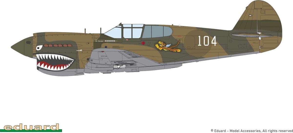 Zdjęcie dodatkowe produktu P-40E Warhawk Pacific Star Dual Combo Limited Edition 1:48 Eduard 11185