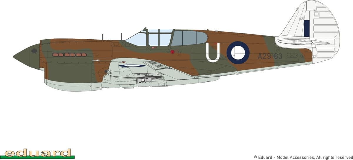 Zdjęcie dodatkowe produktu P-40E Warhawk Pacific Star Dual Combo Limited Edition 1:48 Eduard 11185
