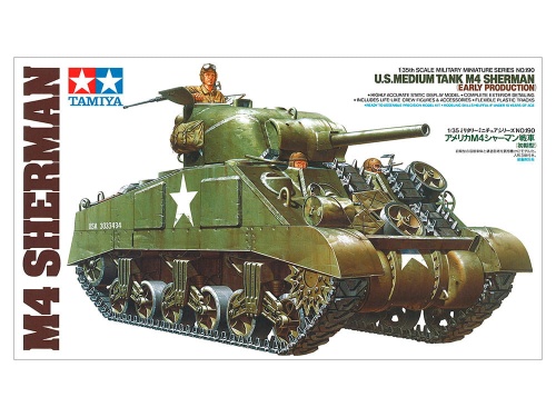 U.S. Medium Tank M4 Sherman 1:35 Tamiya 35190