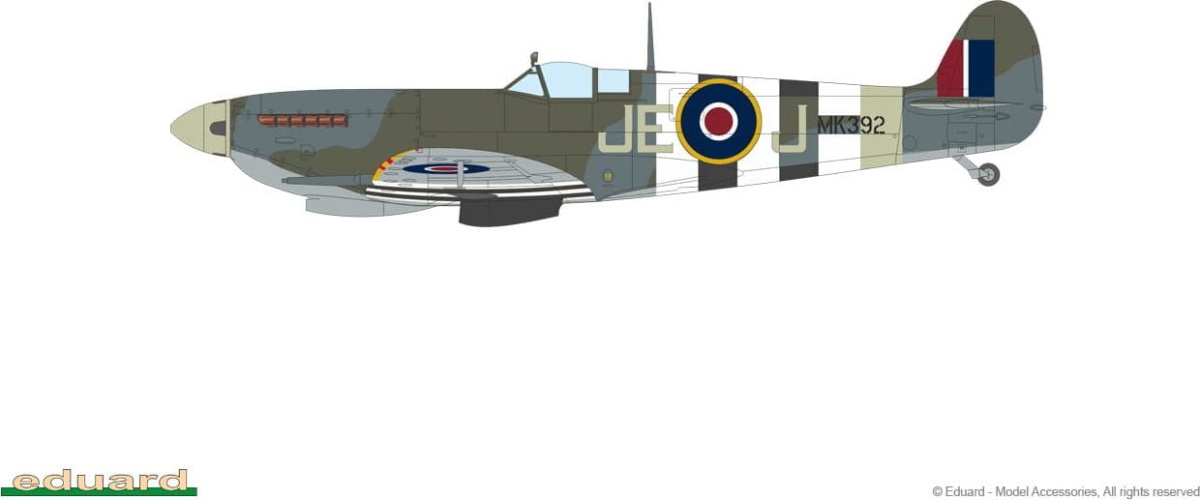 Zdjęcie dodatkowe produktu Spitfire Mk.IXc Late 1:72 Eduard 7473