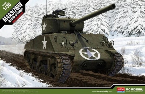 M4A3 (76) in US Army Battle of Bulge 1:35 Academy 13500