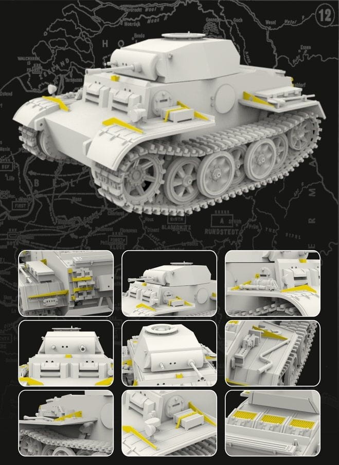 Zdjęcie dodatkowe produktu German Pz.Kpfw. II Ausf. J (VK 16.01) 1:72 Flyhawk 3005