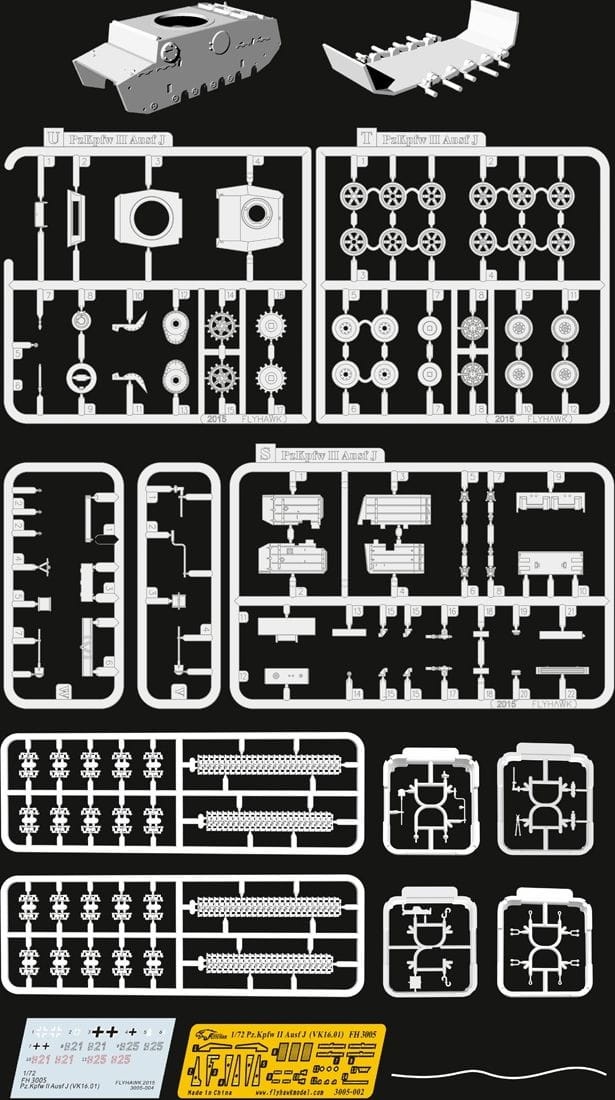 Zdjęcie dodatkowe produktu German Pz.Kpfw. II Ausf. J (VK 16.01) 1:72 Flyhawk 3005